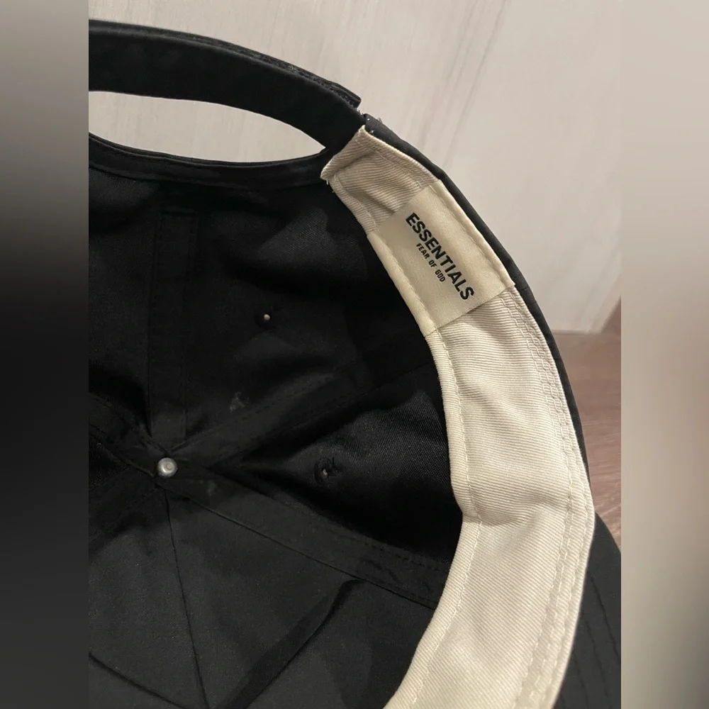 ❌SOLD❌ Fear of God Essentials New Era 9Fifty Retro Crown A Frame Hat Black - Picture 7 of 9